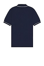 WAO Everyday Luxe Polo in Navy, view 2, click to view large image.
