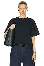 WAO The Relaxed Tee in Black, view 1, click to view large image.