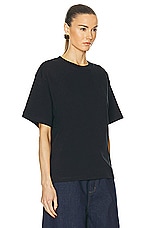 WAO The Relaxed Tee in Black, view 2, click to view large image.
