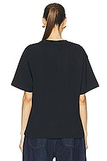 WAO The Relaxed Tee in Black, view 3, click to view large image.