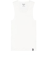 WAO The Fitted Tank in White, view 1, click to view large image.