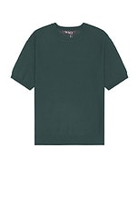 WAO Textured Knit Tee in Mint, view 1, click to view large image.