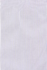 WAO Relaxed Oxford Shirt in Navy Stripe, view 3, click to view large image.