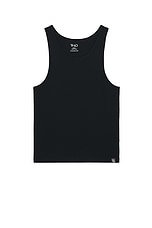 WAO The Relaxed Tank 3 Pack in black, view 2, click to view large image.