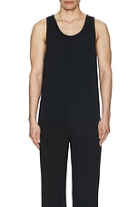 WAO The Relaxed Tank 3 Pack in black, view 4, click to view large image.