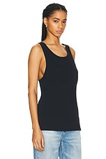 WAO The Relaxed Tank 3 Pack in black, view 3, click to view large image.