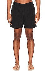 WAO The Swim Short in Black, view 3, click to view large image.