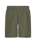 WAO The Swim Short in Olive, view 1, click to view large image.