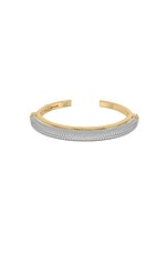 Wyld Box Luna Pave Cuff Bracelet in 18k Yellow Gold & Pave Diamonds, view 1, click to view large image.