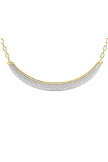 Wyld Box Luna Pave Necklace in 18k Yellow Gold & Pave Diamonds, view 2, click to view large image.