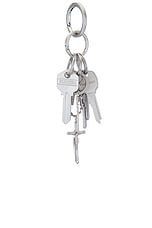 Willy Chavarria Staff Key Fobs in Shiny Nickel | FWRD
