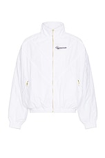 Willy Chavarria Bad Boy Track Jacket in White, view 1, click to view large image.