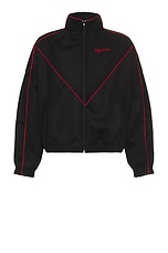 J*3様 WILLY CHAVARRIA WORK JACKET Willy Chavarria Ruff Rider Track Jacket in Black | FWRD