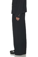 Willy Chavarria Mudflaps Trousers in Black, view 6, click to view large image.