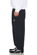 Willy Chavarria Bad Boy Track Pant in Black, view 5, click to view large image.