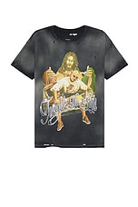 Willy Chavarria San Chachi Easy Tee in Black, view 1, click to view large image.