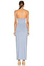 Weekend Stories Maire Knit Slip Dress in Pale Blue, view 3, click to view large image.