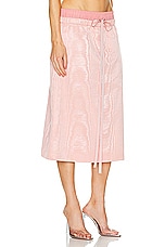 Wiederhoeft A-line Boxing Skirt in Blush, view 2, click to view large image.