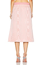 Wiederhoeft A-line Boxing Skirt in Blush, view 3, click to view large image.