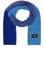Waste Yarn Project Mimi Scarf in Blue, view 1, click to view large image.