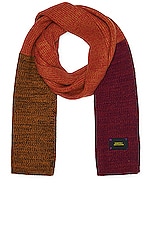 Waste Yarn Project Mimi Scarf in Brown, view 1, click to view large image.