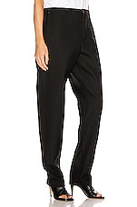 WARDROBE.NYC Baggy Pant Relaxed  in Black, view 2, click to view large image.