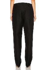 WARDROBE.NYC Baggy Pant Relaxed  in Black, view 3, click to view large image.
