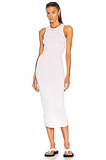WARDROBE.NYC Tank Dress in White, view 1, click to view large image.