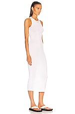 WARDROBE.NYC Tank Dress in White, view 2, click to view large image.
