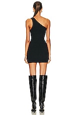 WARDROBE.NYC x Hailey Bieber HB Mini Dress in Black, view 4, click to view large image.