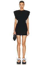 WARDROBE.NYC Sheath Mini Dress in Black, view 1, click to view large image.