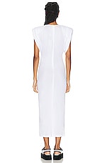 WARDROBE.NYC Sheath Dress in White, view 3, click to view large image.