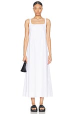 WARDROBE.NYC Backless Maxi Dress in White, view 1, click to view large image.