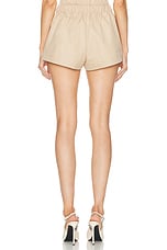 WARDROBE.NYC Drill Short in Khaki, view 3, click to view large image.