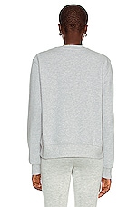 WARDROBE.NYC Track Top in Grey Marl, view 3, click to view large image.