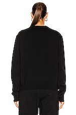 WARDROBE.NYC Track Top in Black, view 3, click to view large image.