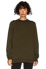 WARDROBE.NYC Sweater in Military, view 1, click to view large image.