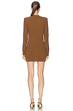 WARDROBE.NYC Knit Cardigan in Brown, view 3, click to view large image.