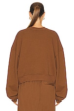 WARDROBE.NYC HB Track Top in Brown, view 3, click to view large image.