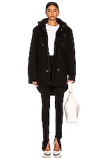 WARDROBE.NYC x Carhartt WIP Parka in Black, view 1, click to view large image.