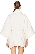 WARDROBE.NYC Kimono in White, view 4, click to view large image.