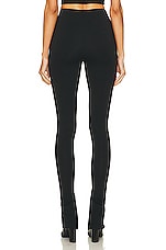 WARDROBE.NYC x Hailey Bieber HB Legging in Black, view 3, click to view large image.