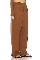 WARDROBE.NYC HB Track Pant in Brown, view 2, click to view large image.