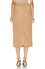 WARDROBE.NYC Utility Skirt in Tan, view 3, click to view large image.