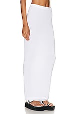 WARDROBE.NYC Layered Tube Skirt in White, view 2, click to view large image.