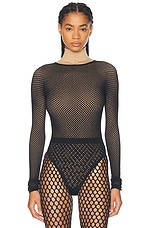 WARDROBE.NYC x Rosie Huntington-Whiteley RHW Web Bodysuit in