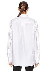 WARDROBE.NYC Oversize Shirt in White, view 3, click to view large image.