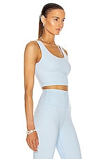 WARDROBE.NYC Crop Top in Light Blue, view 2, click to view large image.