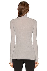 WARDROBE.NYC Turtleneck in Grey, view 3, click to view large image.