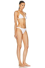 WARDROBE.NYC Bikini Set in White, view 2, click to view large image.